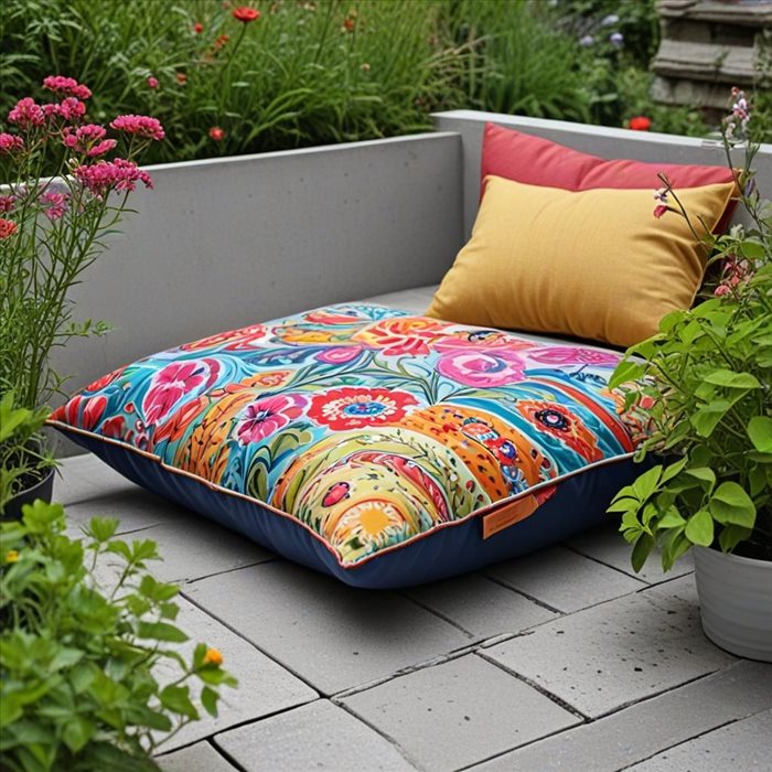 Nettoyage efficace des coussins de jardin tâchés