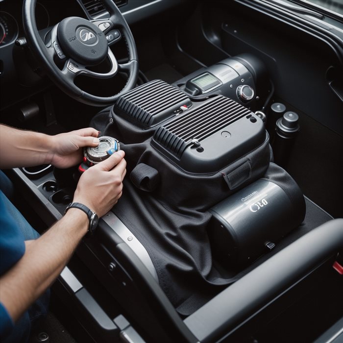 Nettoyage Efficace d'un Moteur de Voiture Encrassé